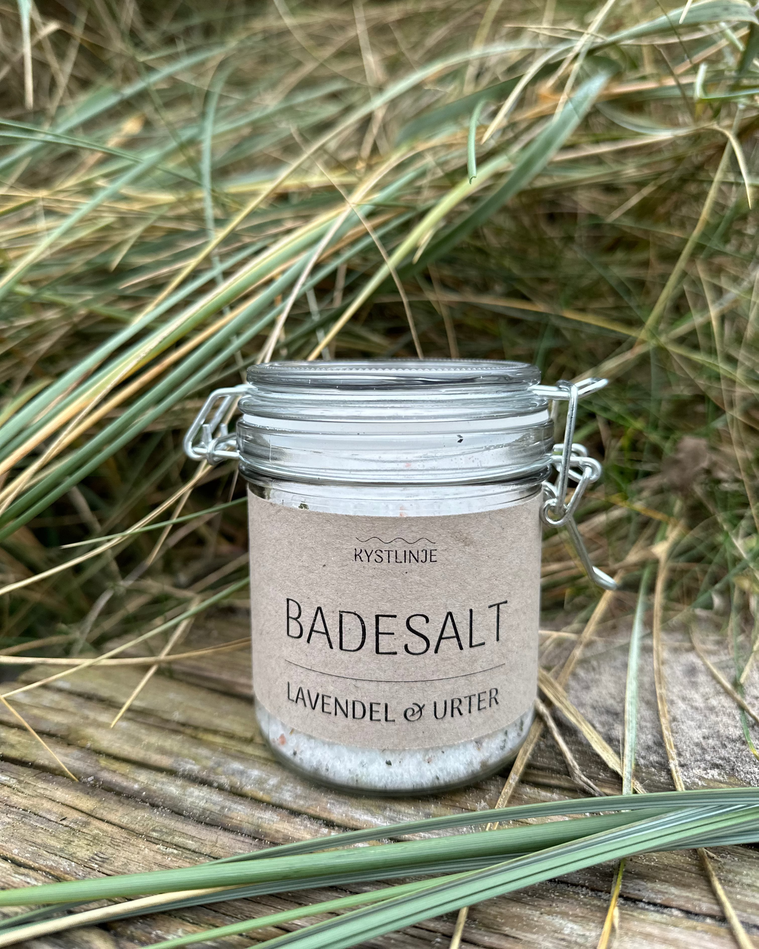 Lavendel og urter badesalt